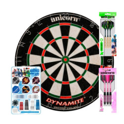 Unicorn Dynamite Startpakke (Dartskive