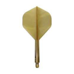 Condor Axe Flights Std. - Metallic Guld - Kort