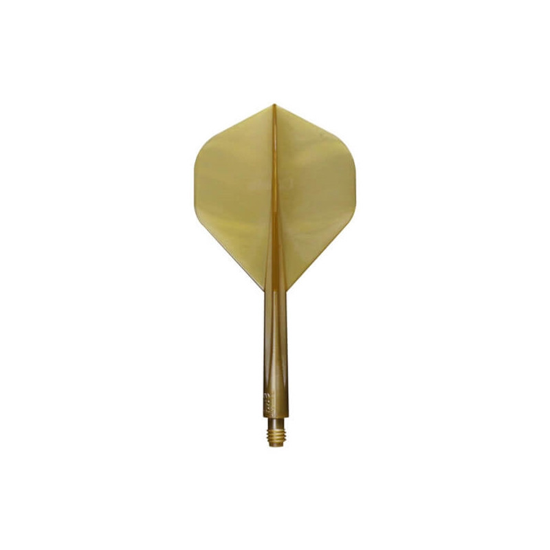 Condor Axe Flights Std. - Metallic Guld - Kort