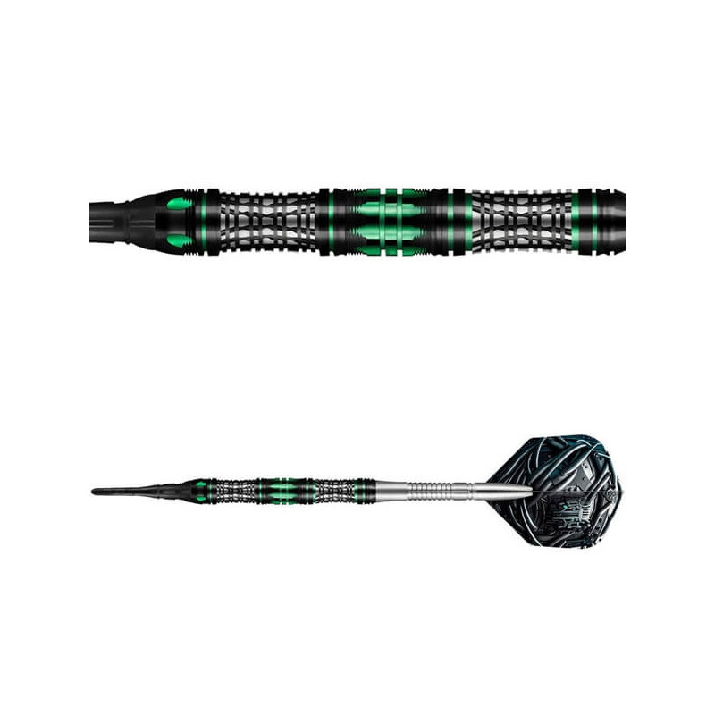 Shot AI Cyberpunk  90% tungsten  Soft Tip Dartpile 20 gram